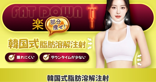韓国式 脂肪溶解注射